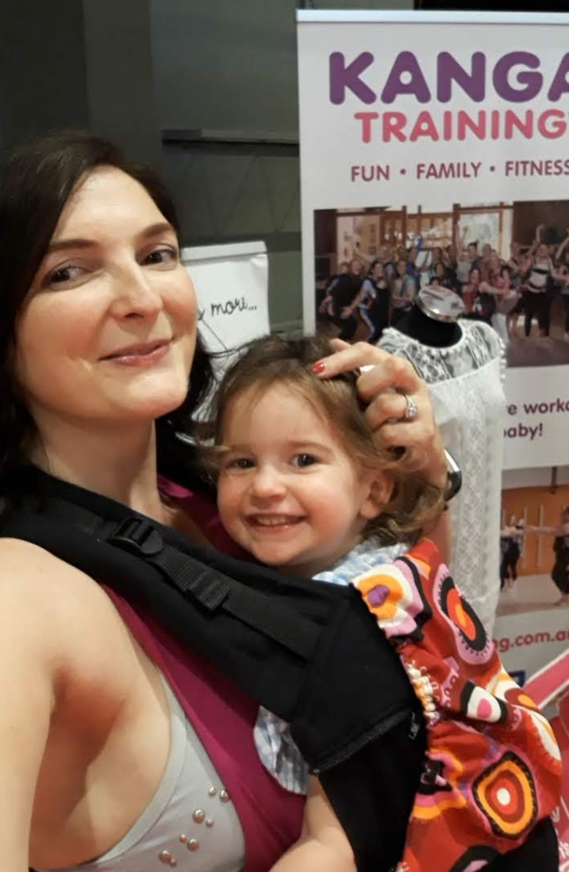 KangaTraining with Carrie! The best workout for you & your baby! Onyx Gymnastics